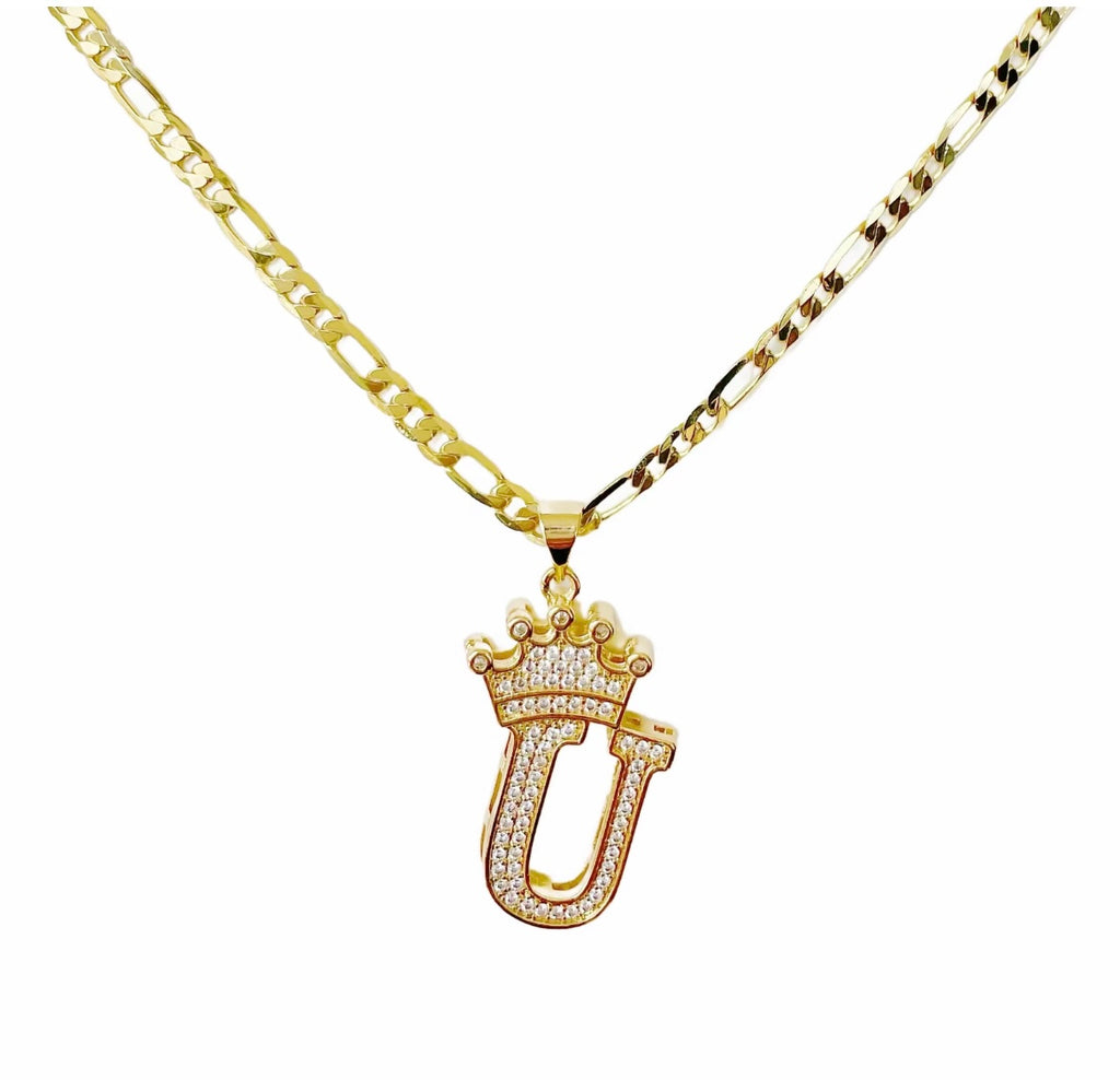 Gold Initial Necklace Jewellery
