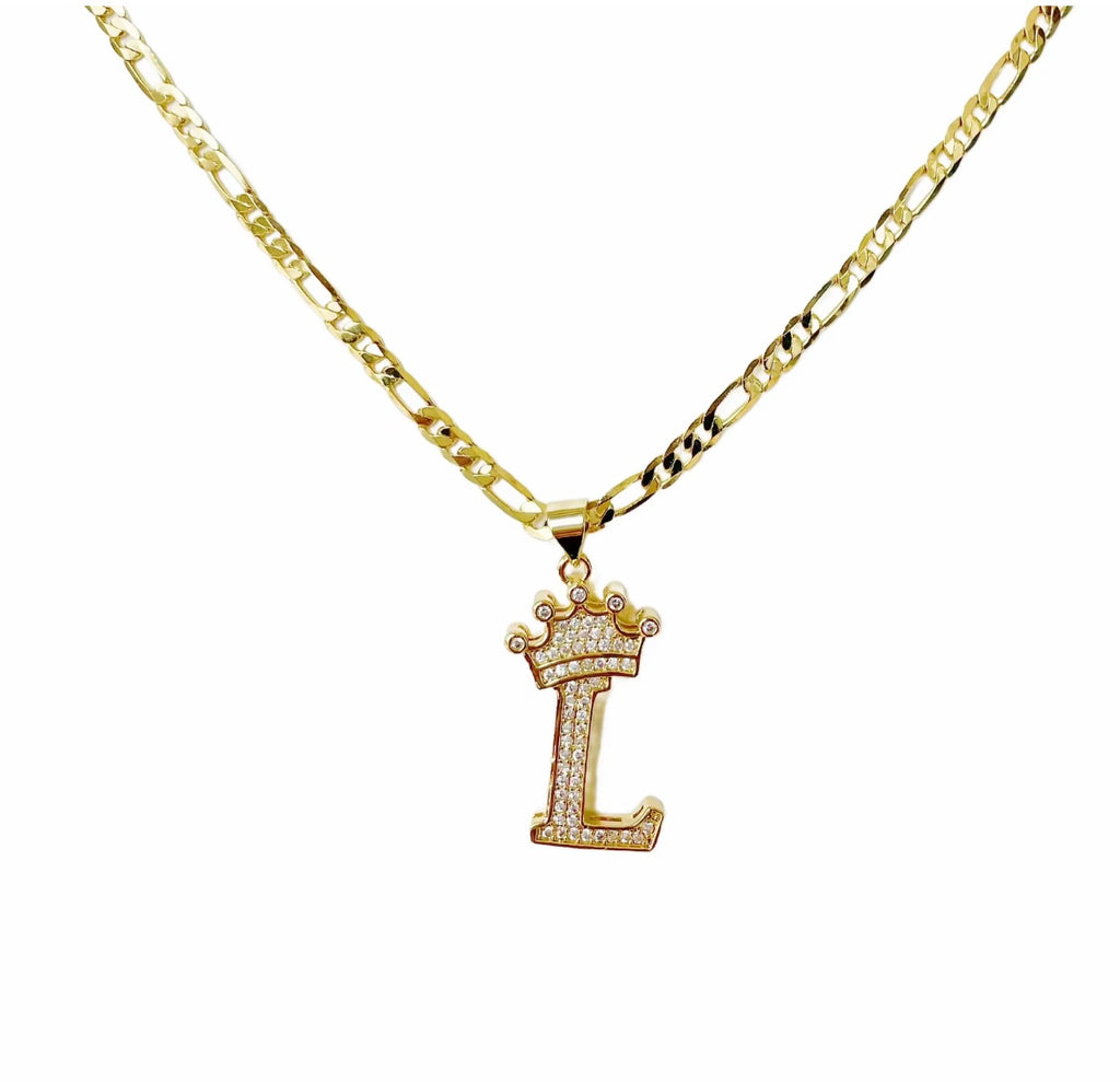 Gold Initial Necklace Jewellery