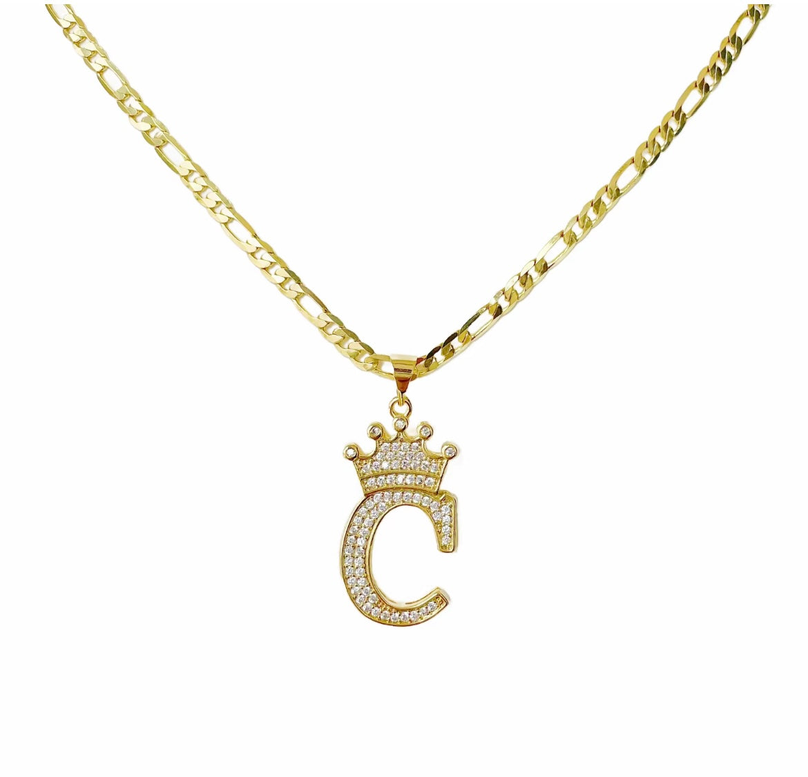 Gold Initial Necklace Jewellery