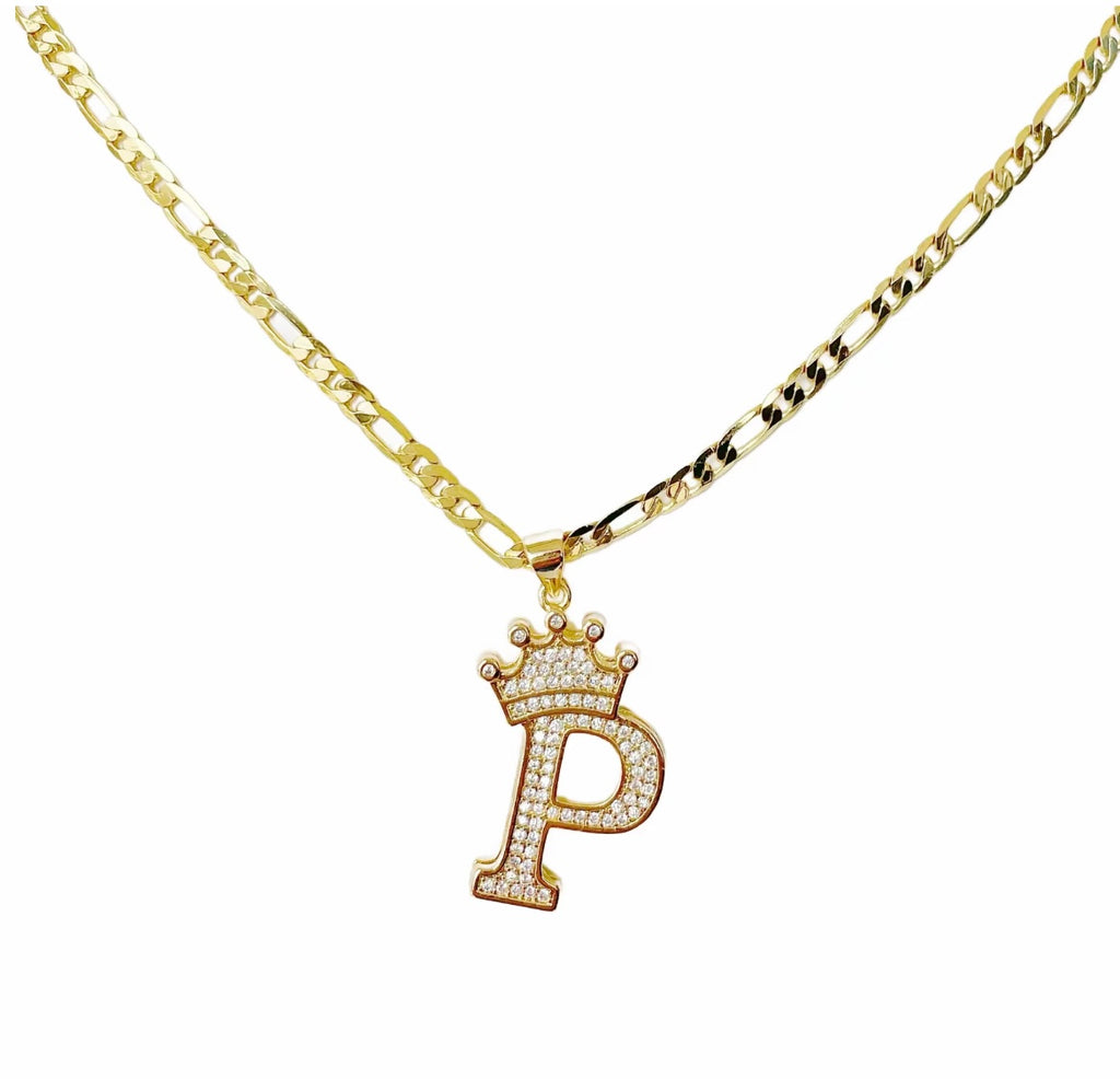 Gold Initial Necklace Jewellery