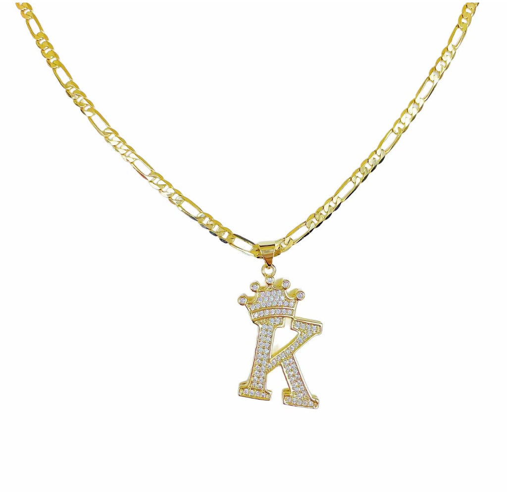 Gold Initial Necklace Jewellery