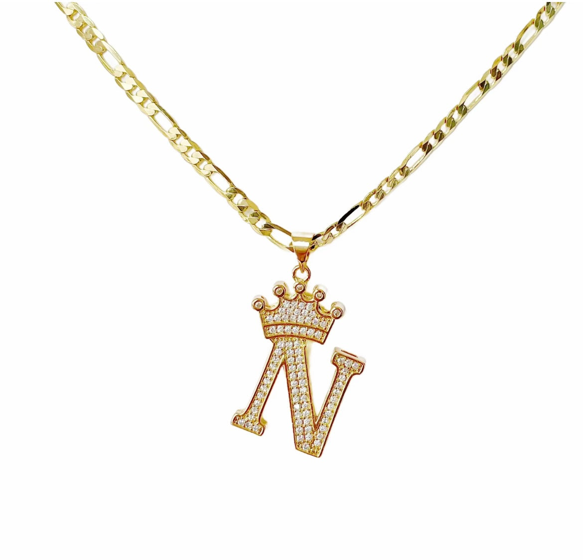 Gold Initial Necklace Jewellery