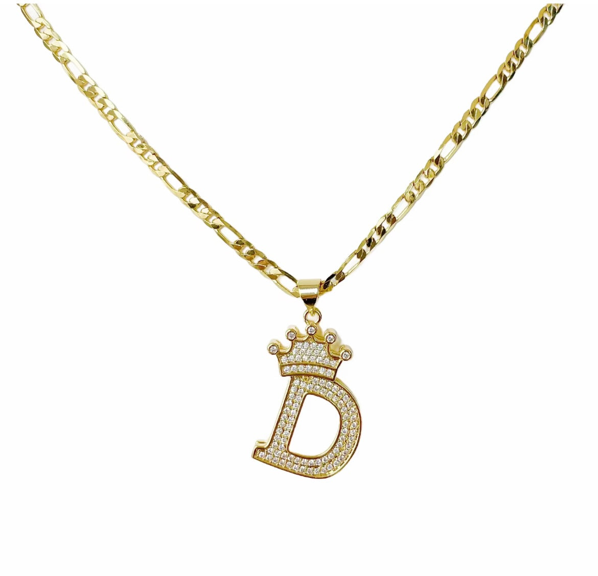 Gold Initial Necklace Jewellery