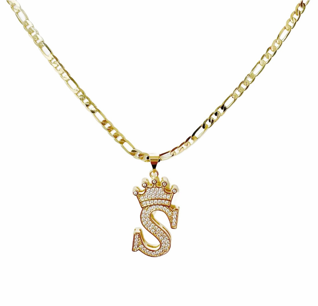 Gold Initial Necklace Jewellery