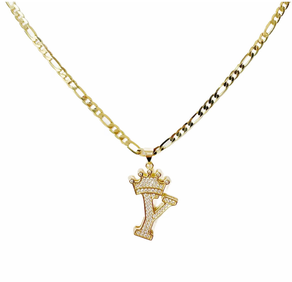 Gold Initial Necklace Jewellery