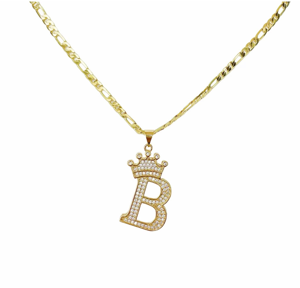 Gold Initial Necklace Jewellery