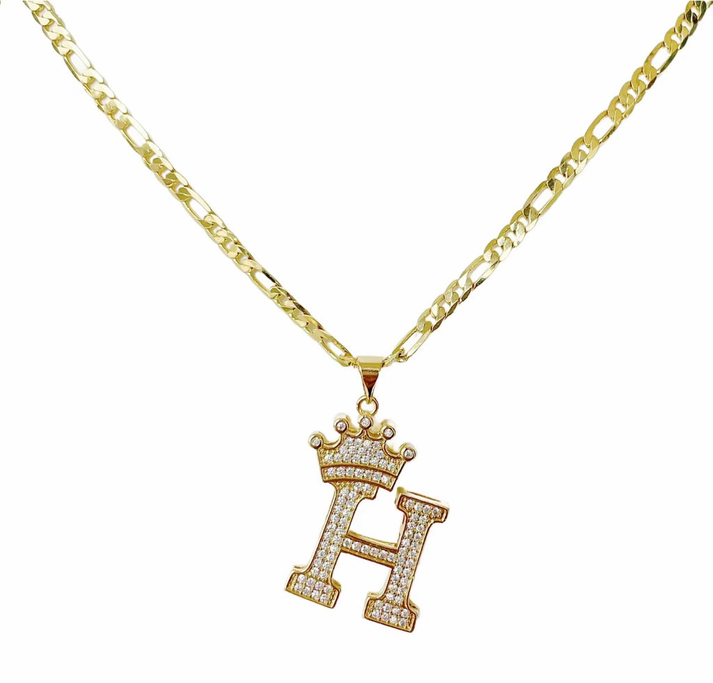 Gold Initial Necklace Jewellery